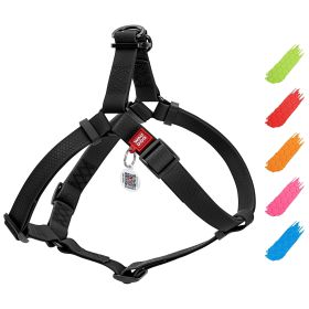 Waterproof Dog Harness Adjustable for Large Dogs Small and Medium Dogs Heavy Duty Dog Harness with Durable Metal Clasp for Boy Girl Dog Black 16