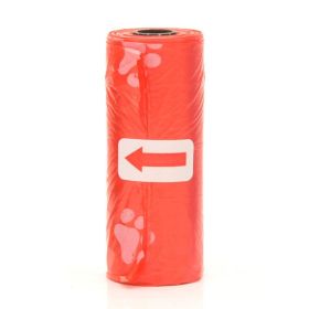 Ecopaw Poop Pickers: Biodegradable Pet Waste Bags (Count: 12Pcs, Style: Red)
