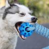 Pet Cotton Rope Hand Pull Leakage Food Ball Teeth Cleaning Toys